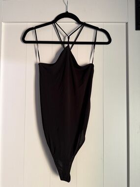 Black Zara Strappy Bodysuit